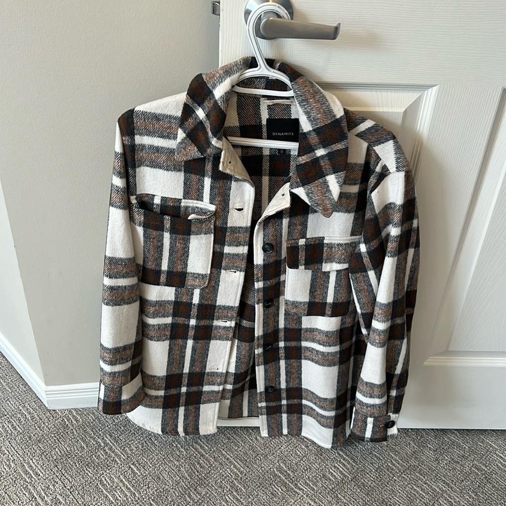 Dynamite plaid shacket